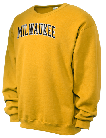 ProSphere University of Wisconsin-Milwaukee Mens Fullzip Hoodie Distressed